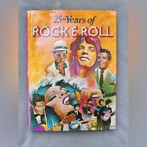 ✨ Vintage Twenty-Five Years of Rock and Roll Book